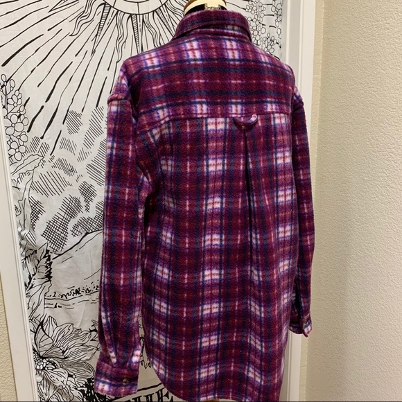 🌈 Stylish cozy Vintage plaid top/jacket - Picture 7 of 11